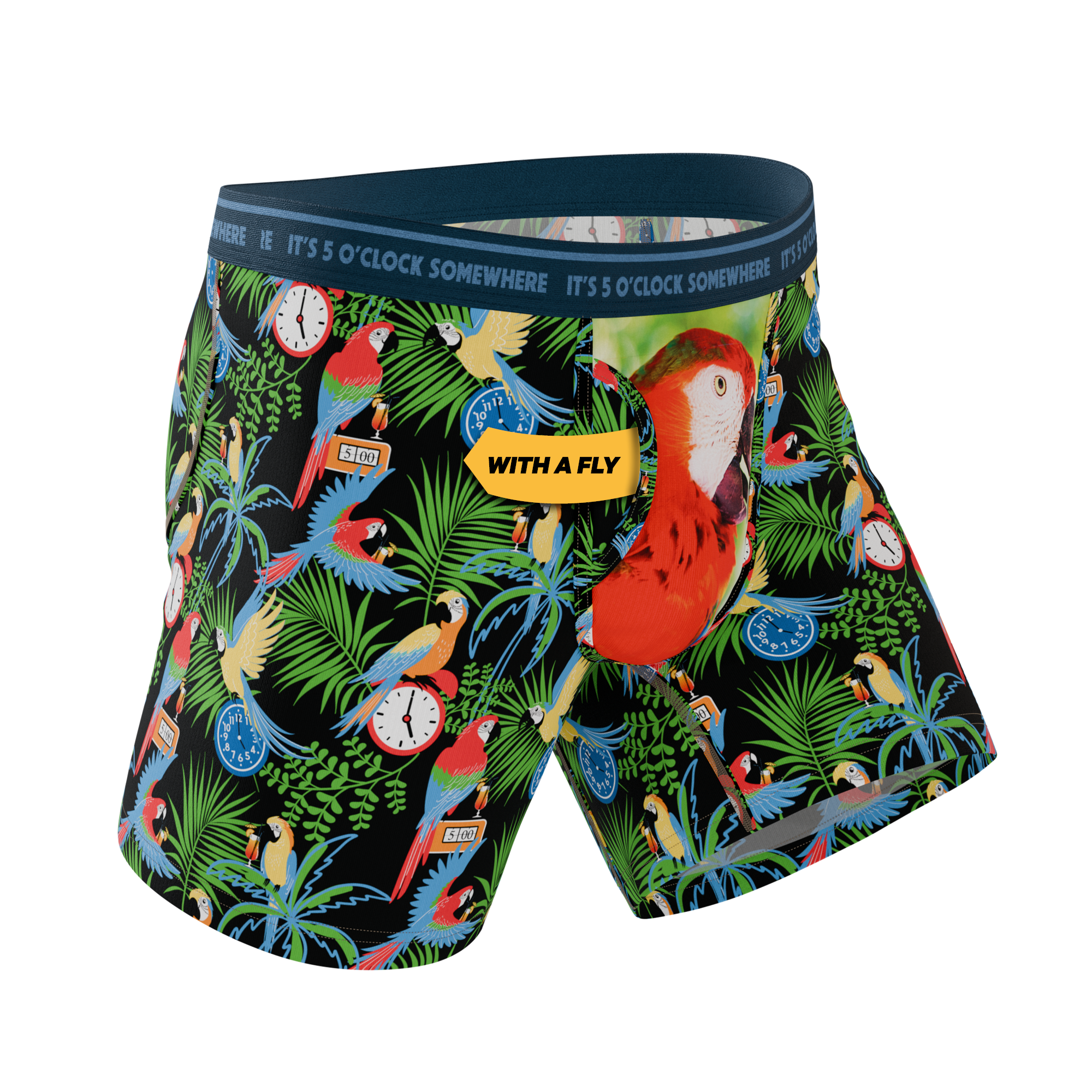 Shinesty, Inc - The 5 O'Clock Somewhere | Margaritaville® Ball Hammock® Pouch Underwear With Fly