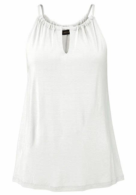 Lascana - LASCANA Women's Sleeveless Keyhole Detail Top
