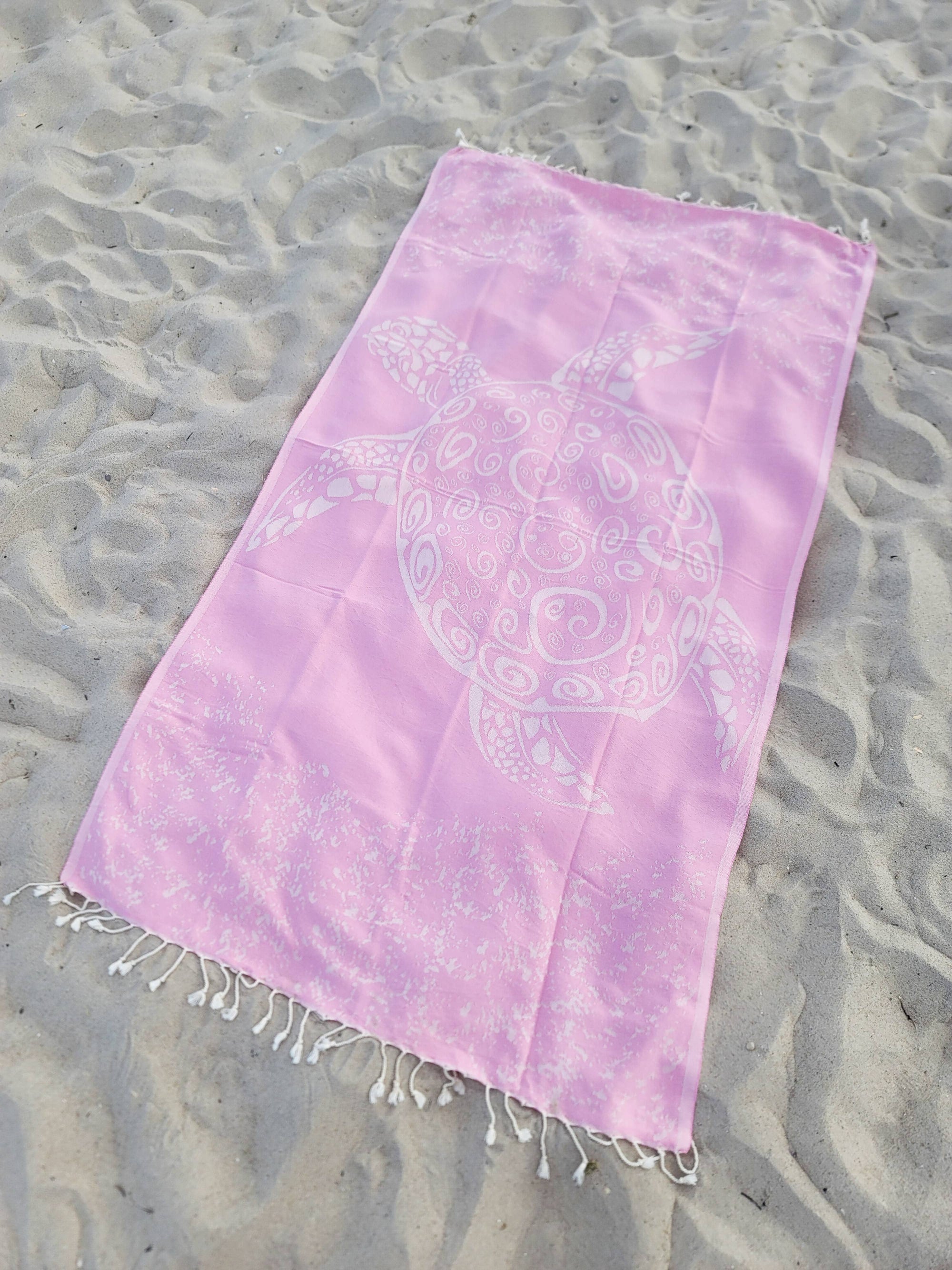 Kalkedon Towels - Caretta Turtle Beach Towel | Oversized Turkish Towel | Sand Free