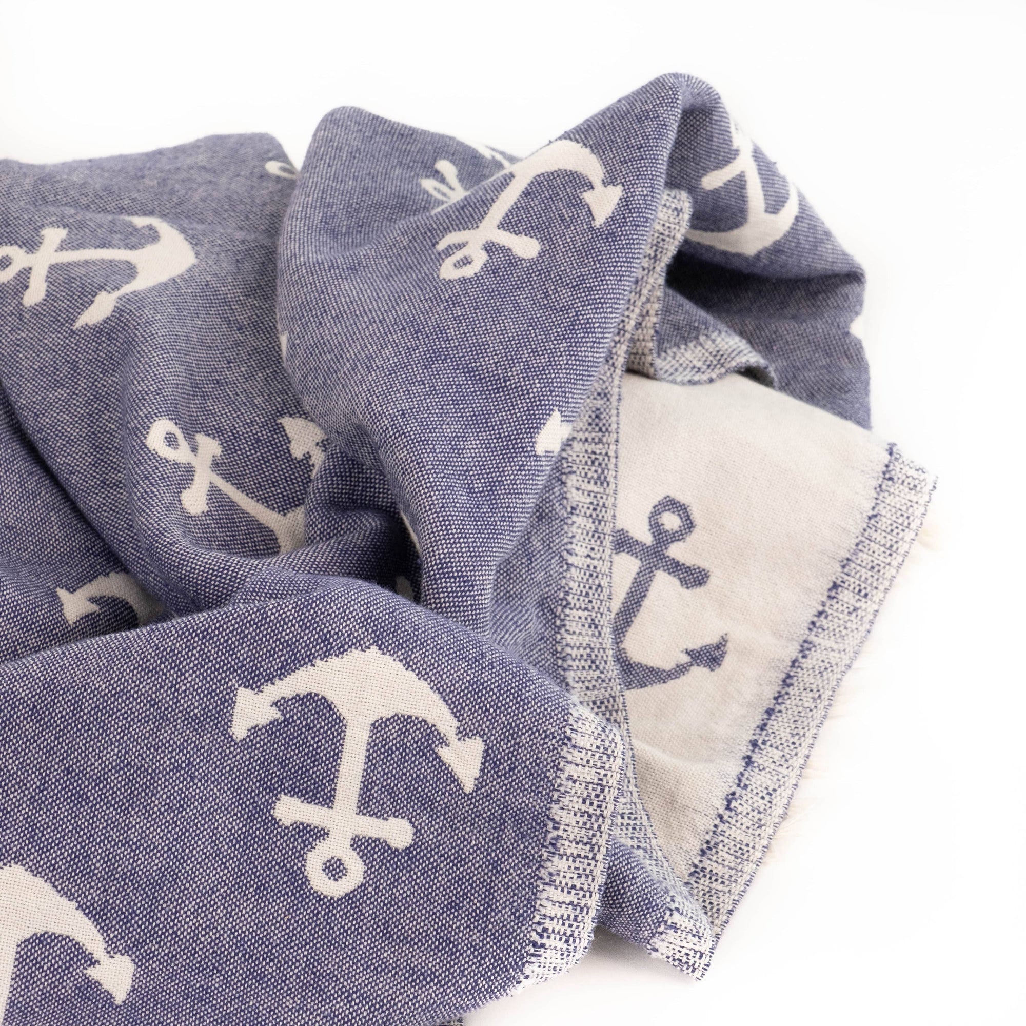 Kalkedon Towels - Turkish Beach Towel | Double Sided Anchor Towels |