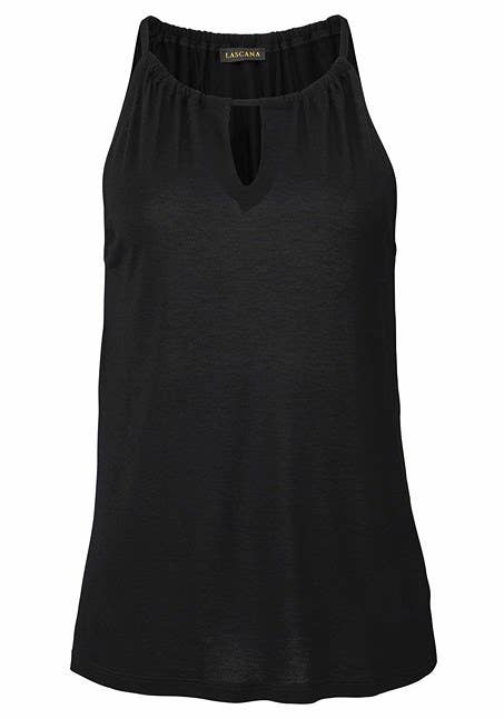 Lascana - LASCANA Women's Sleeveless Keyhole Detail Top