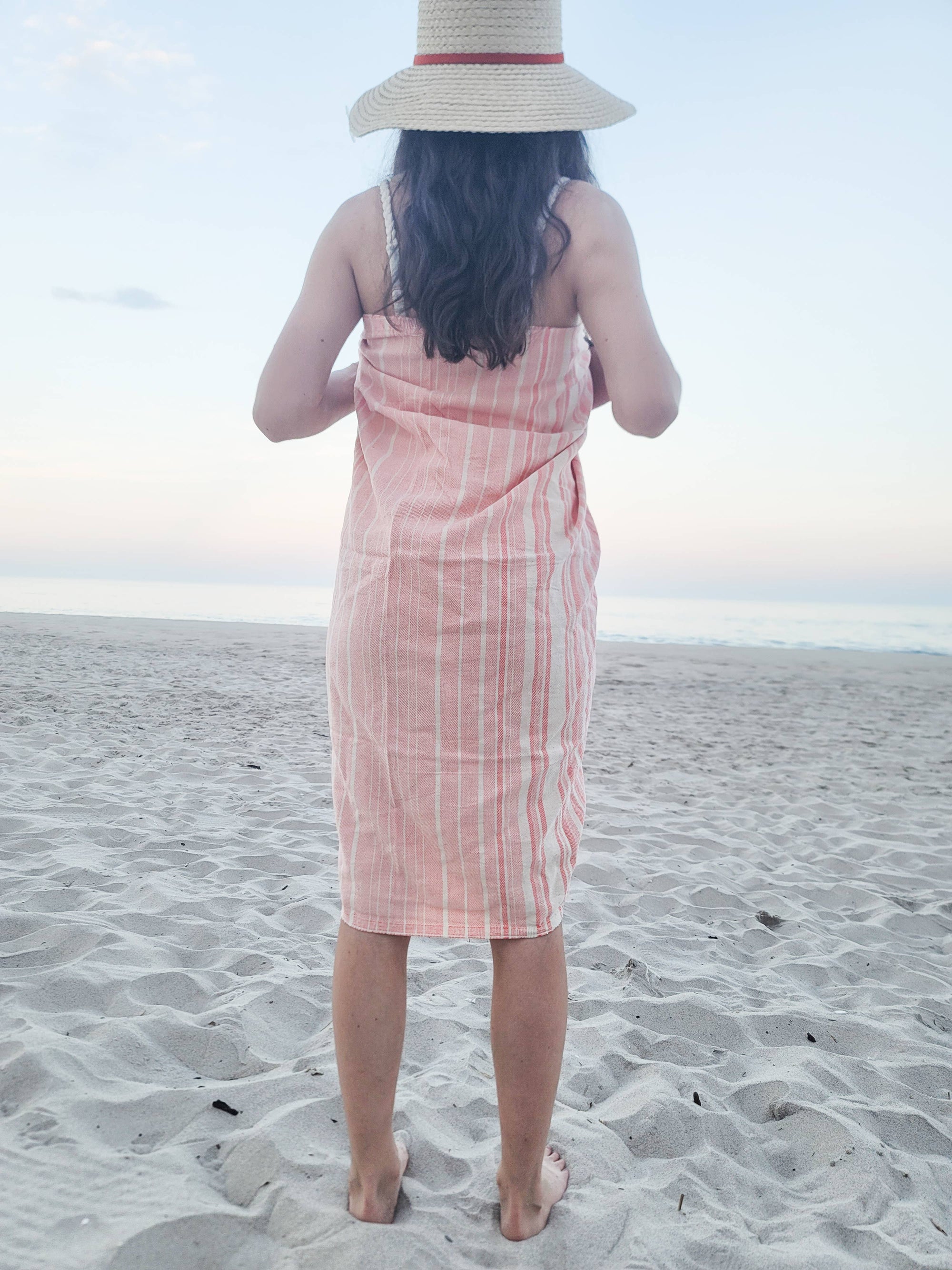 Kalkedon Towels - Tegula Turkish Towel | Sand Free Beach Towel |Jacquard Woven