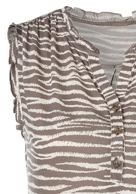 Lascana - LASCANA Women's Ruffle Detail Tank Top