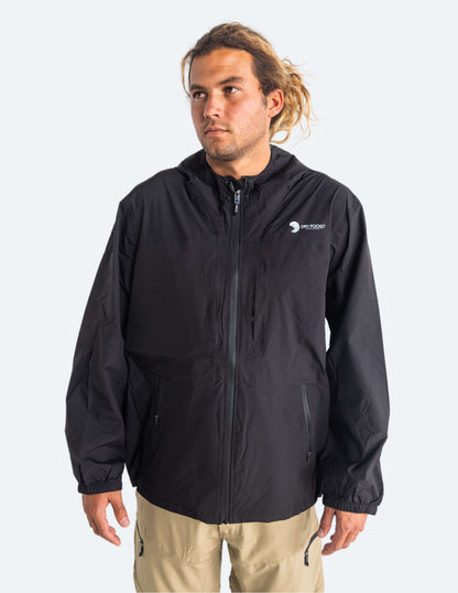 Black Fin - Waterproof Pocket Rain Jacket