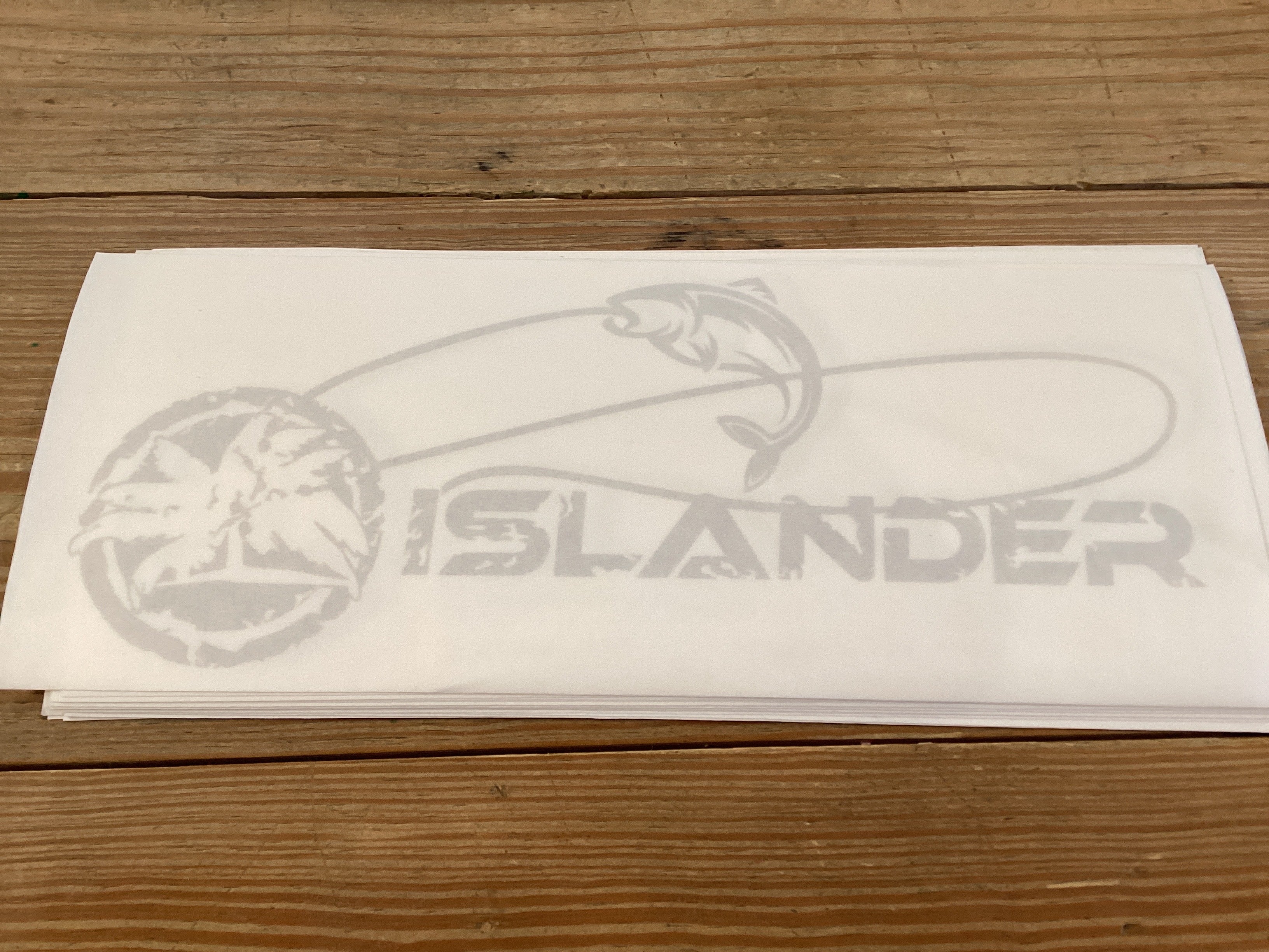 Islander Fishing Decal Sticker