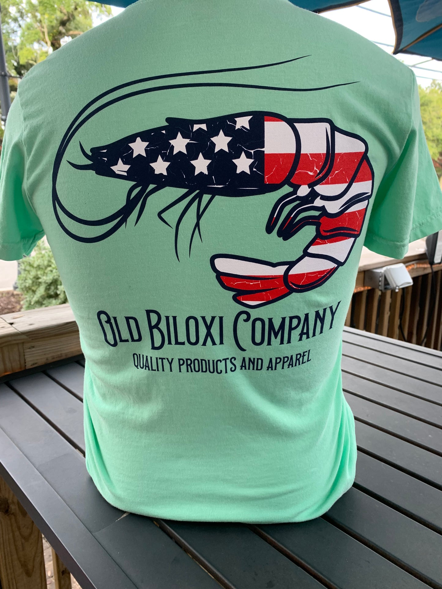 Old Biloxi Co. USA Shrimp Longsleeve