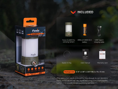 Fenix CL26R PRO High Performance LED Rechargeable Camping Lantern