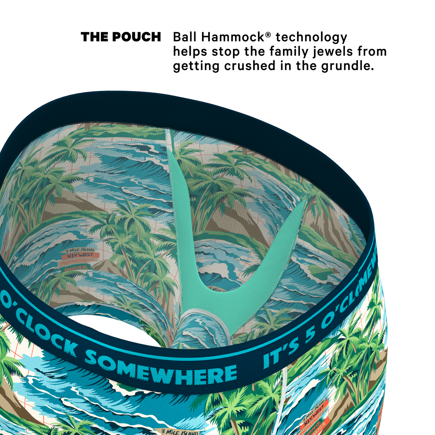 The Changes In Latitudes | Shinesty x Margaritaville Ball Hammock® Pouch Underwear