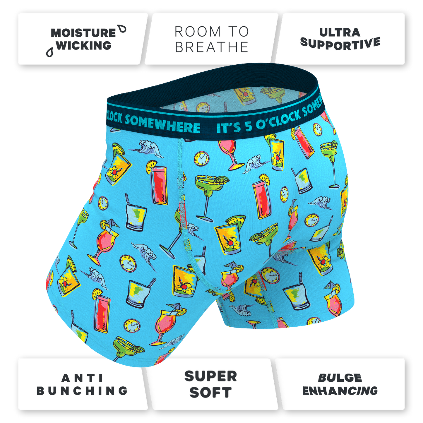 The Cocktail Hour | Shinesty x Margaritaville Ball Hammock® Pouch Underwear