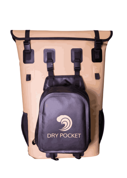 Auto-Sealing, Waterproof, Floating, Scent Proof Backpack Cooler / Dry Bag Combo