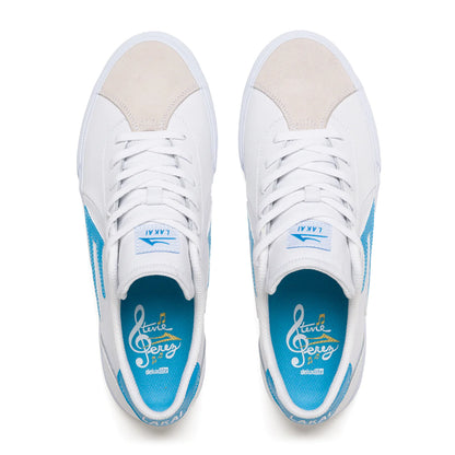 Lakai Flaco 2 White/Cyan Leather