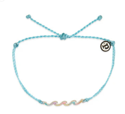 PuraVida Tie Dye Wave Charm Bracelet