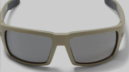 Spy SE Rebar Matte Sand Happy Gray Sunglasses