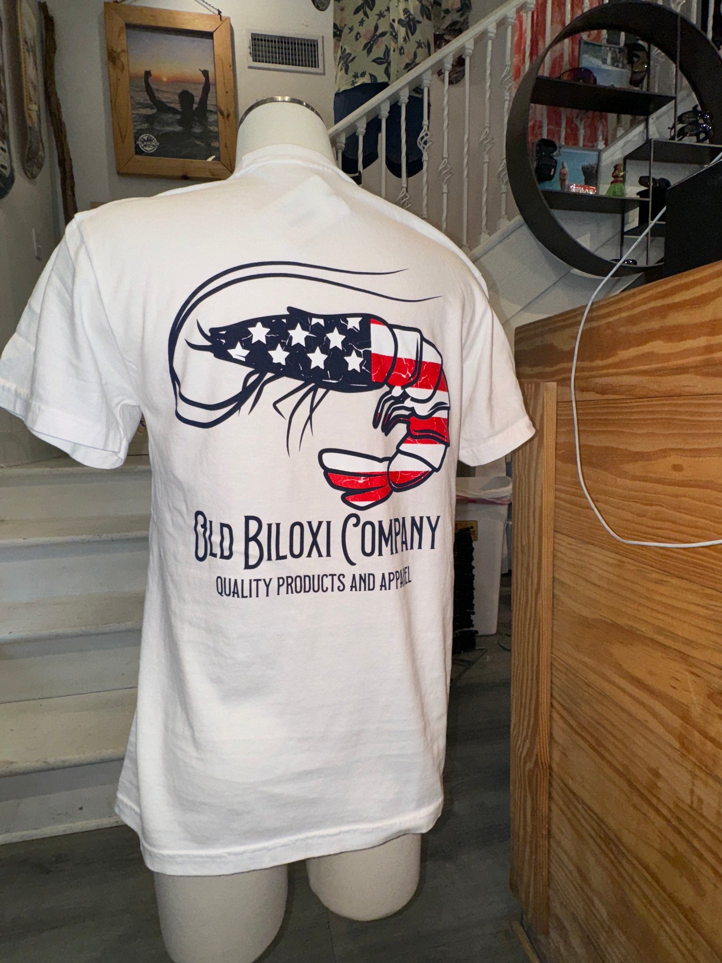 Old Biloxi Co. USA Shrimp Short Sleeve