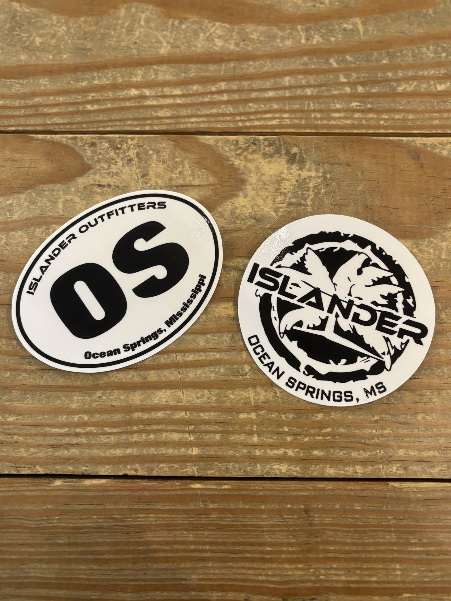 Islander Outfitters Black/White Sticker