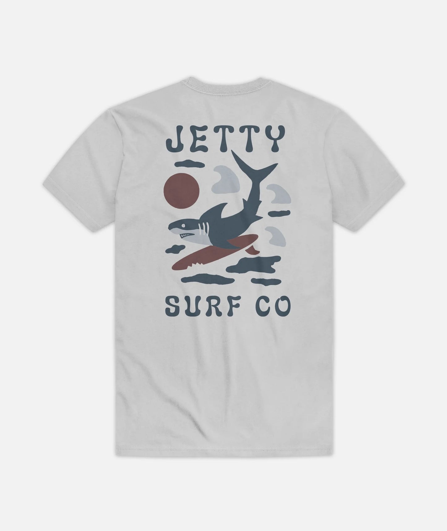 Jetty Boarderbiter Tee Silver