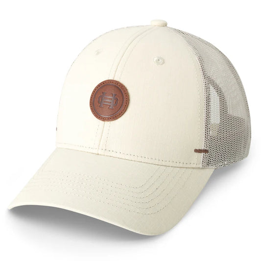 Heybo Leather Patch Ripstop Hat Cream