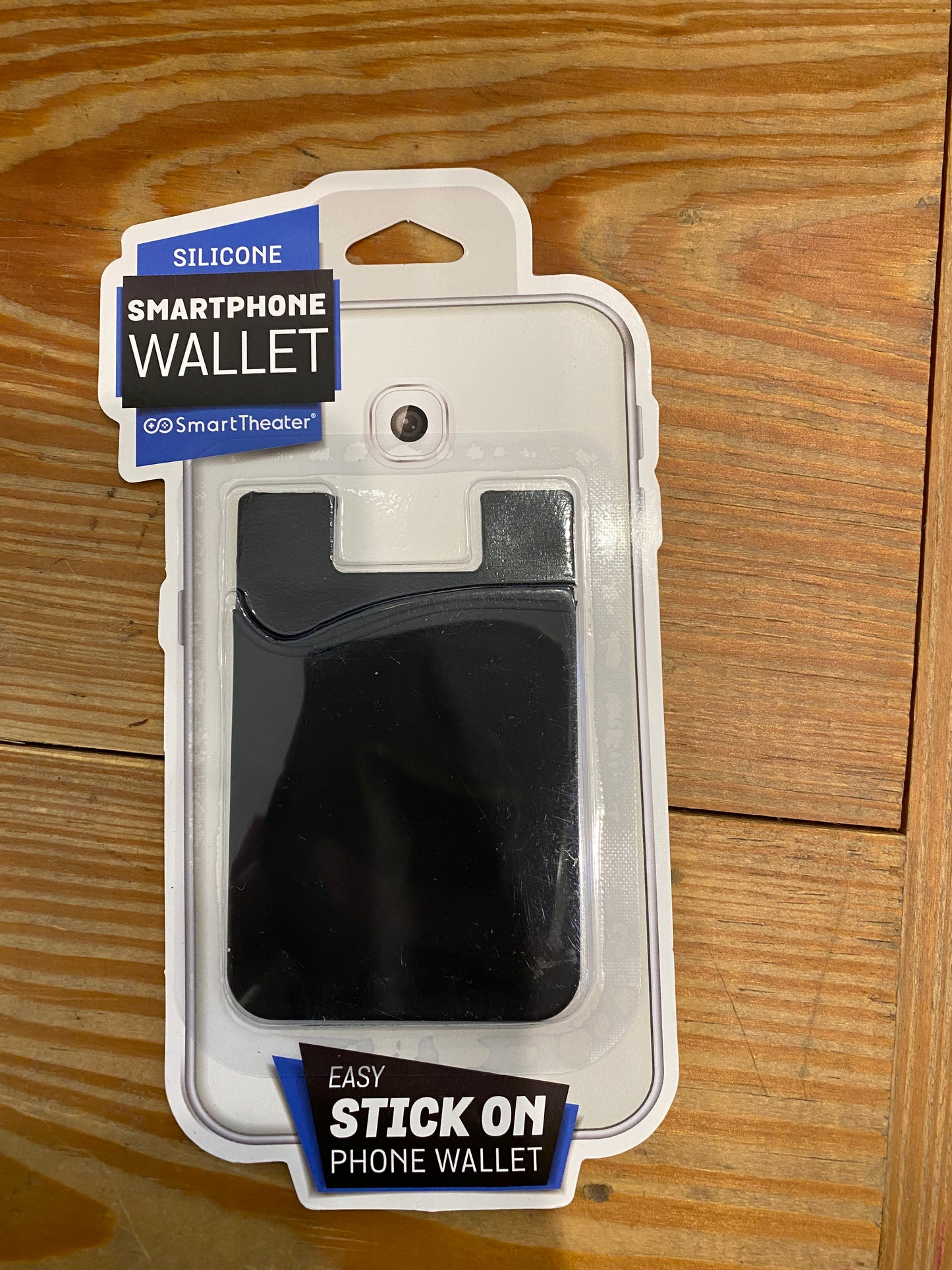Stick on phone wallet