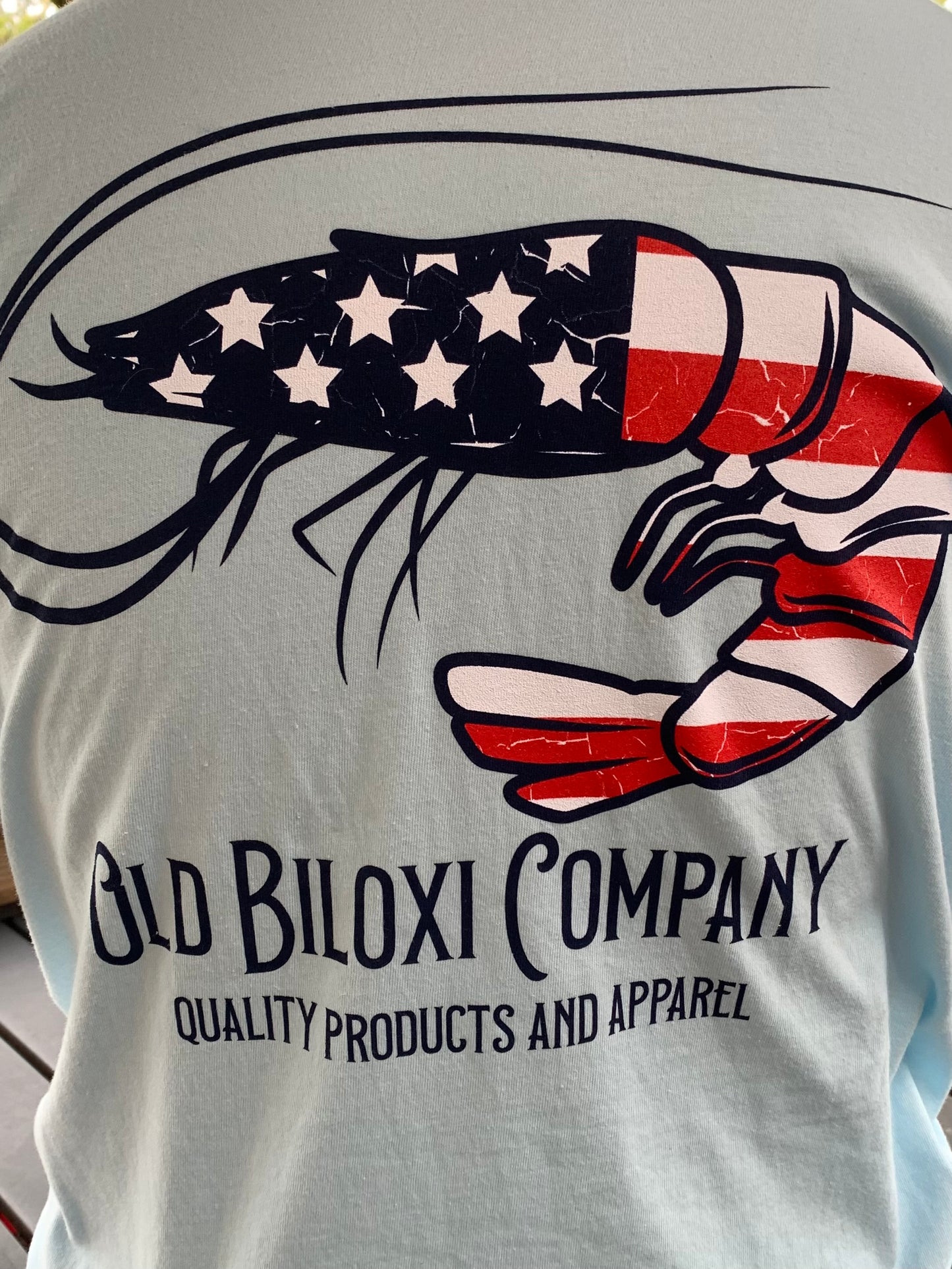 Old Biloxi Co. USA Shrimp Longsleeve