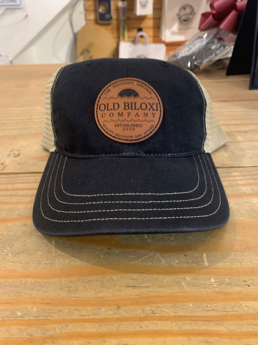 Old Biloxi Co. Leather Patch Hat