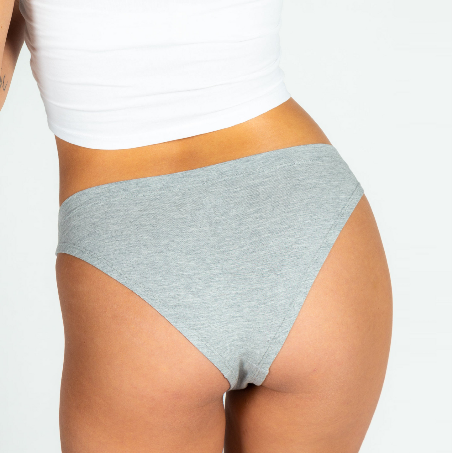 The Intramural Champ | Heather Grey Modal Bikini Underwear