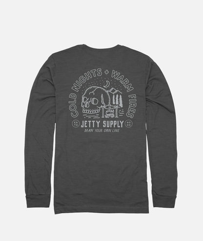 Jetty Cold Nights Long Sleeve - Charcoal