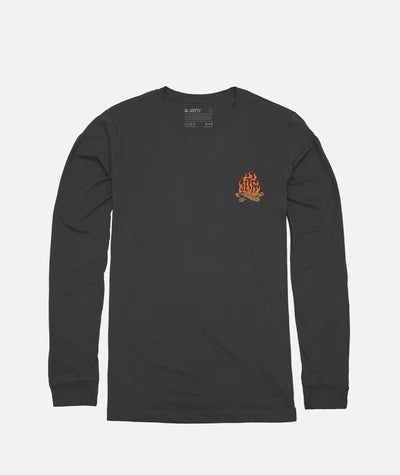 Jetty Warm Up Long Sleeve - Black