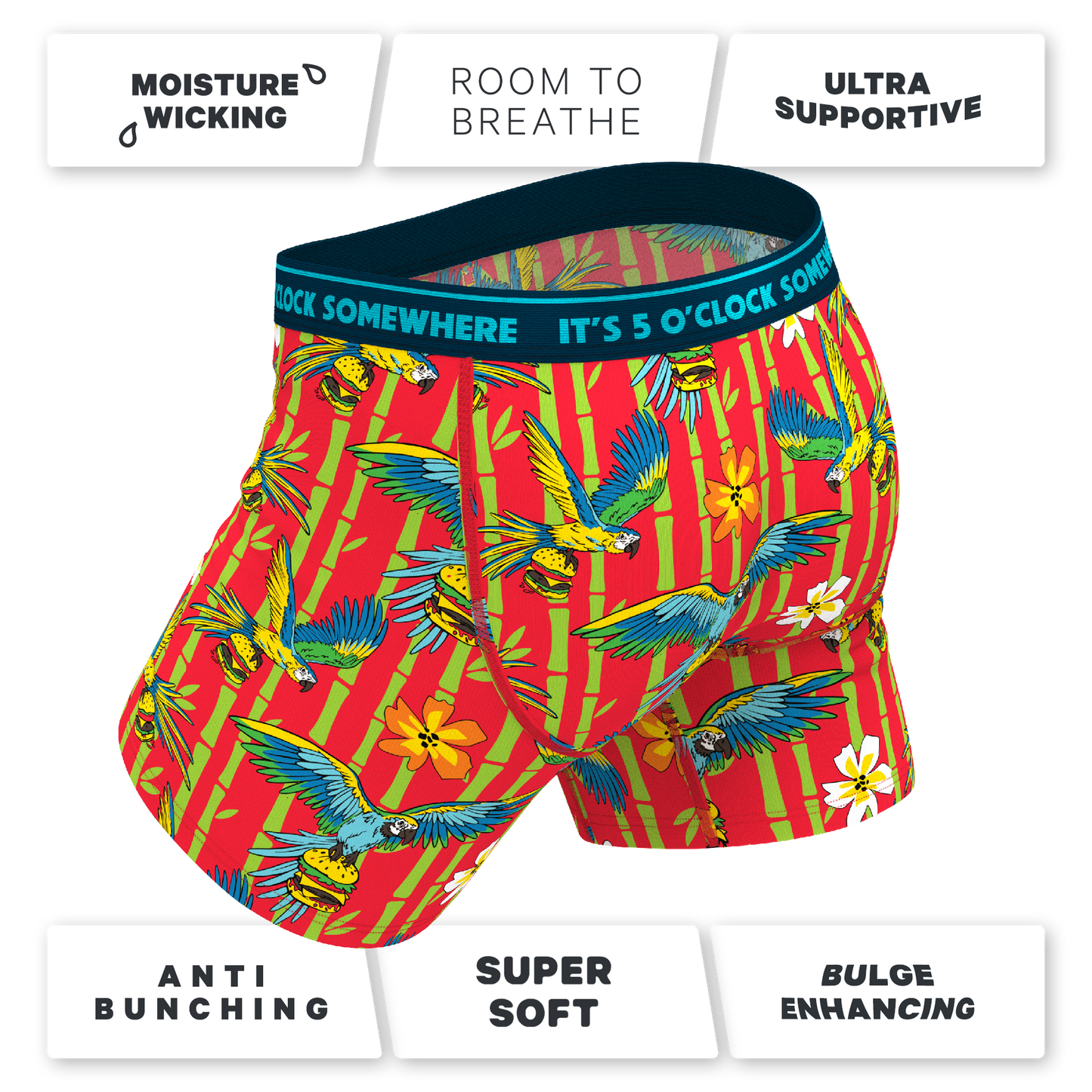 The Key West | Shinesty x Margaritaville Ball Hammock® Pouch Underwear