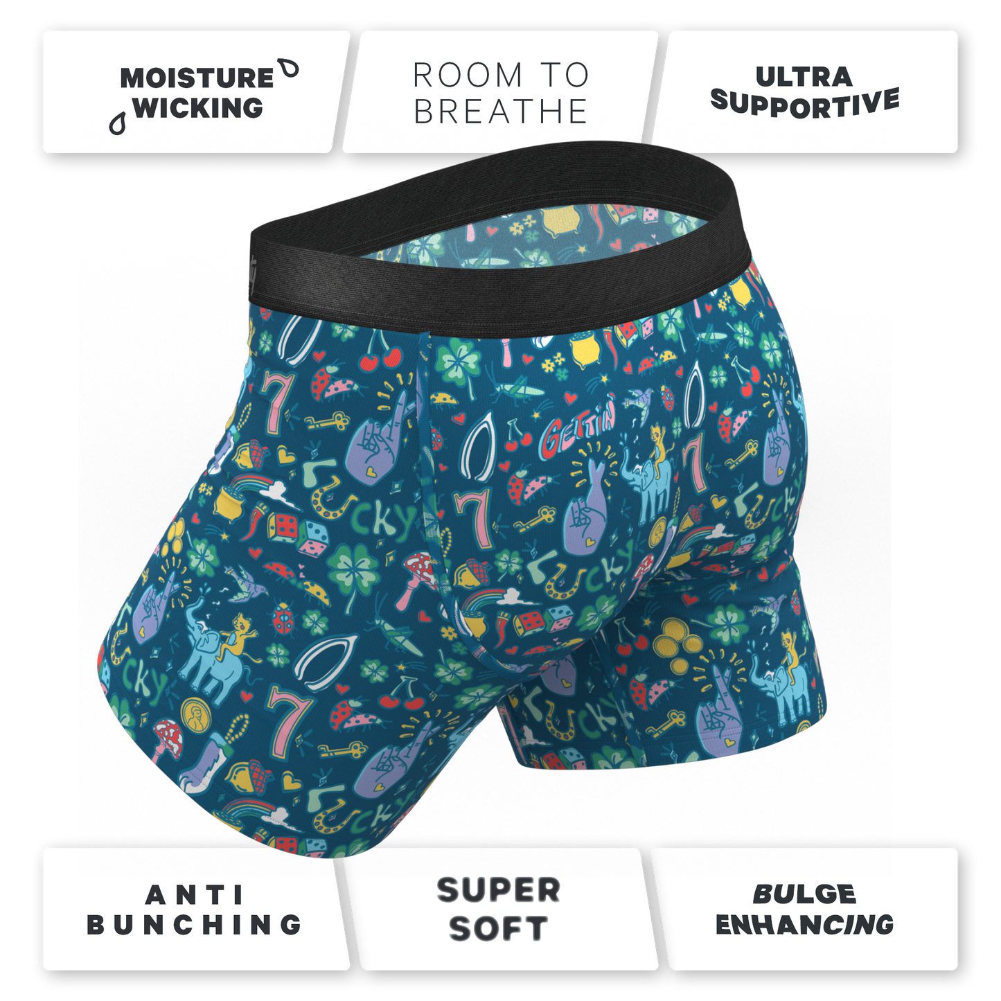 The Lucky Duck | Lucky Symbols Ball Hammock® Pouch Underwear