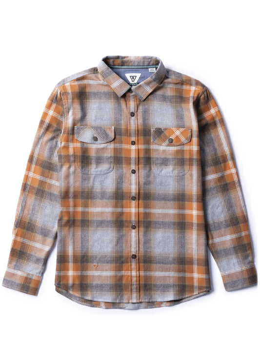 Vissla Central Coast ECO LS Flannel Oxide