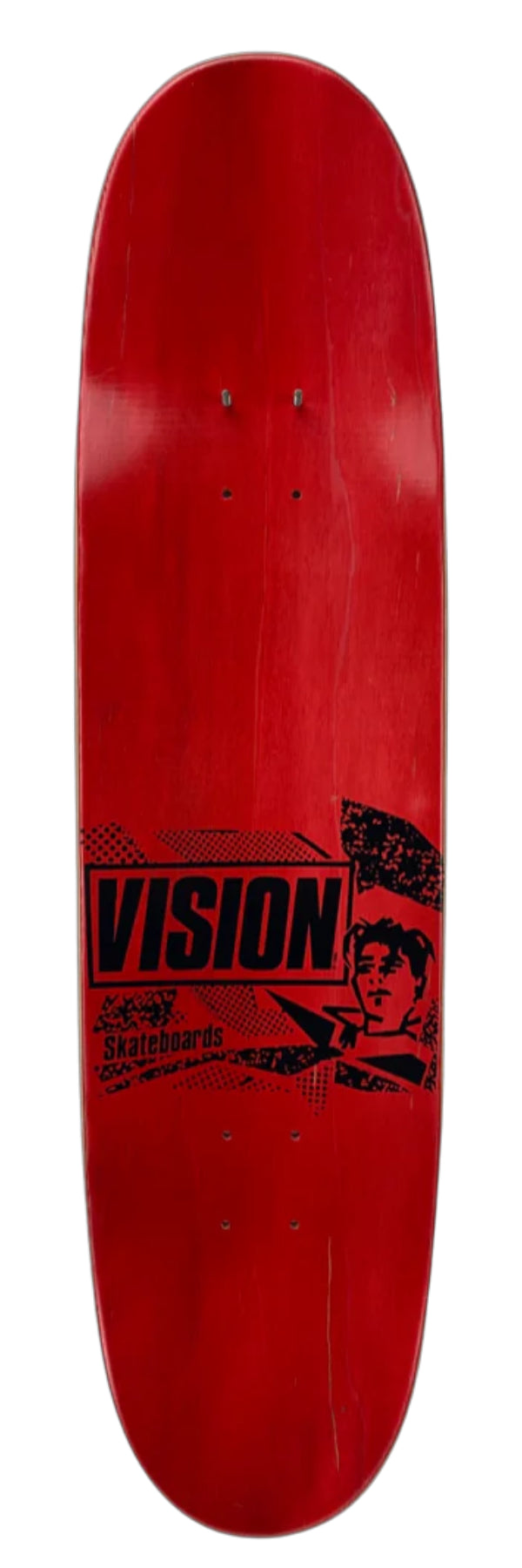 Vision MG Modern Shaped Deck- 8.875"x32.75" - Red Stain