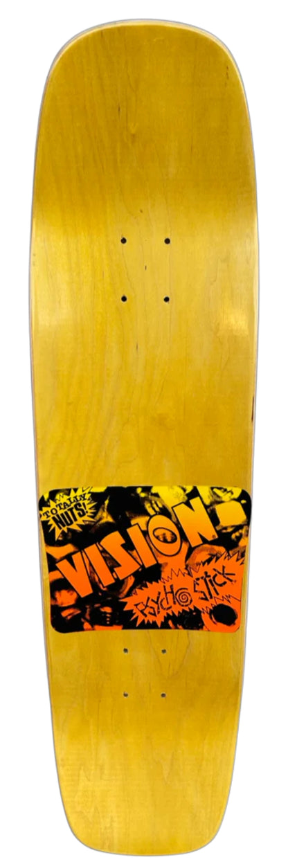 Vision Psycho Stick 8.875"x32.75" - Yellow Stain