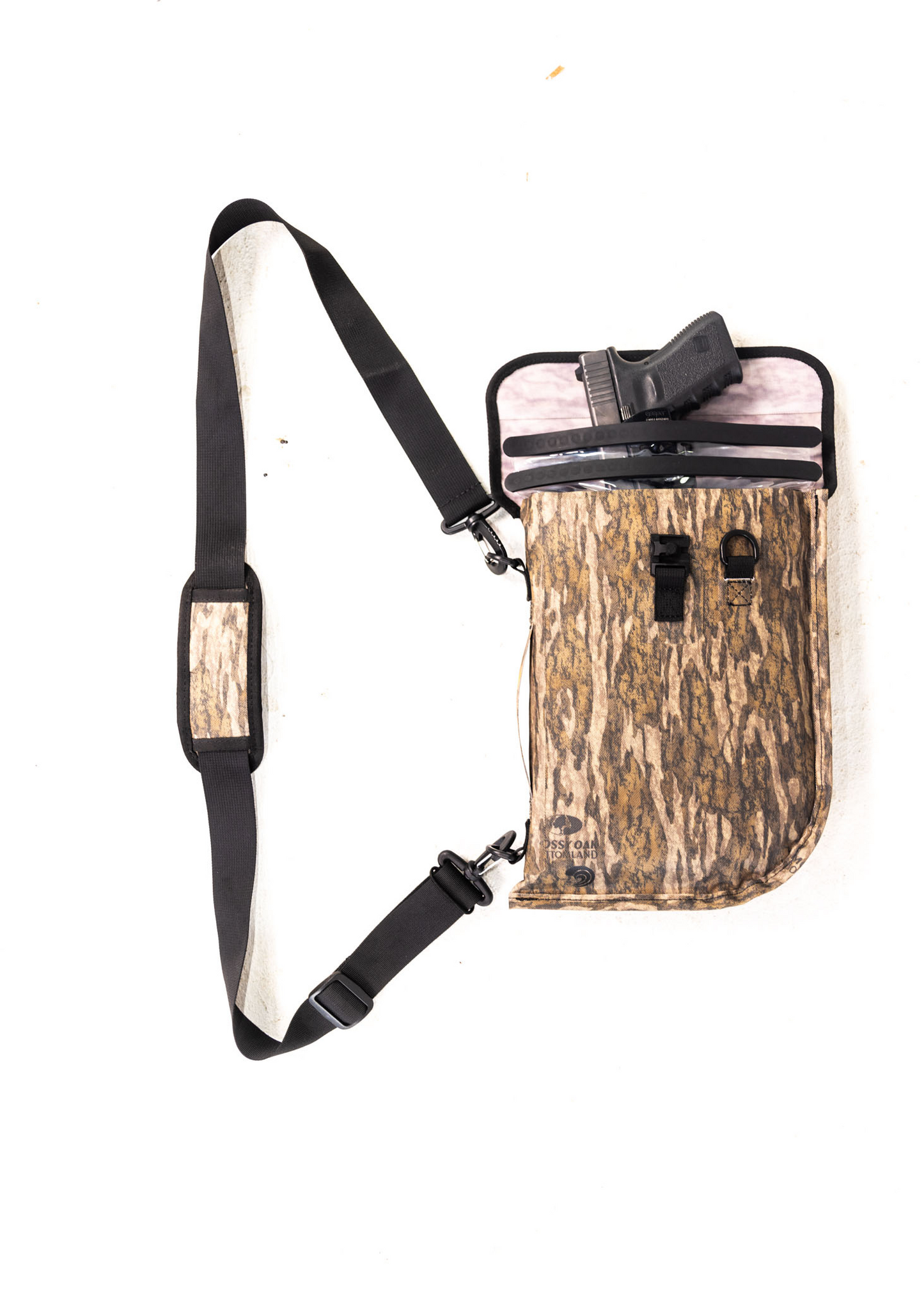 Mossy Oak - Auto-Sealing, Waterproof, Floating, Scent Proof Universal Pistol Bag