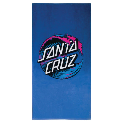 Santa Cruz Wave Dot Towel Royal Ombre