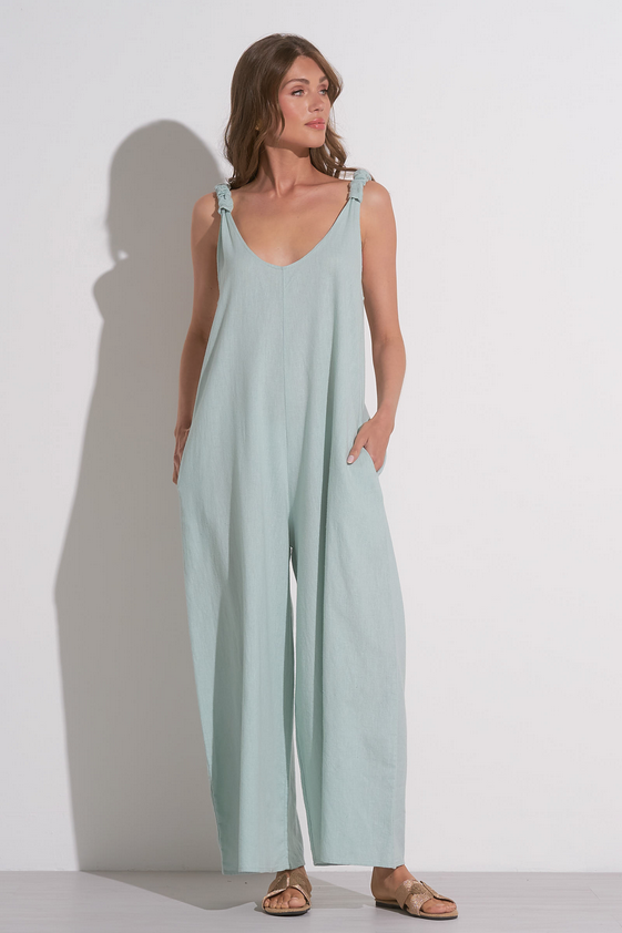 Elan Romper - Light Teal