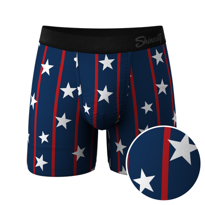 The Stars & Stripes | USA Pinstripe Ball Hammock® Pouch Underwear