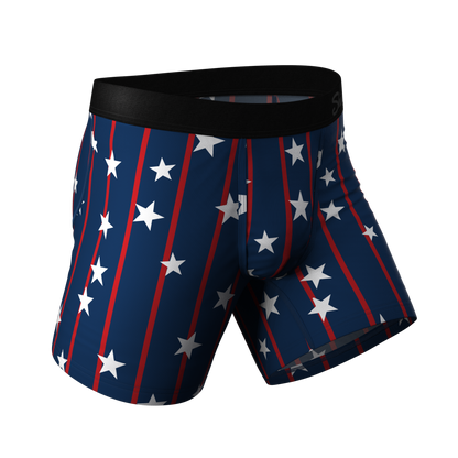 The Stars & Stripes | USA Pinstripe Ball Hammock® Pouch Underwear