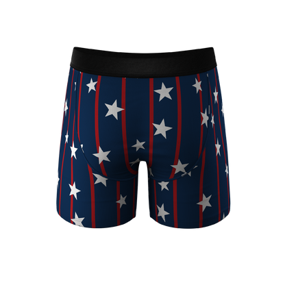 The Stars & Stripes | USA Pinstripe Ball Hammock® Pouch Underwear