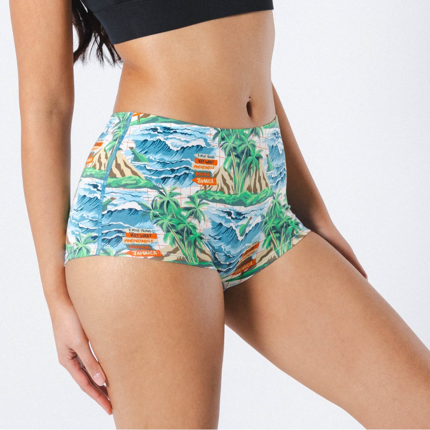 The Changes In Latitudes | Shinesty x Margaritaville Modal Boyshort Underwear