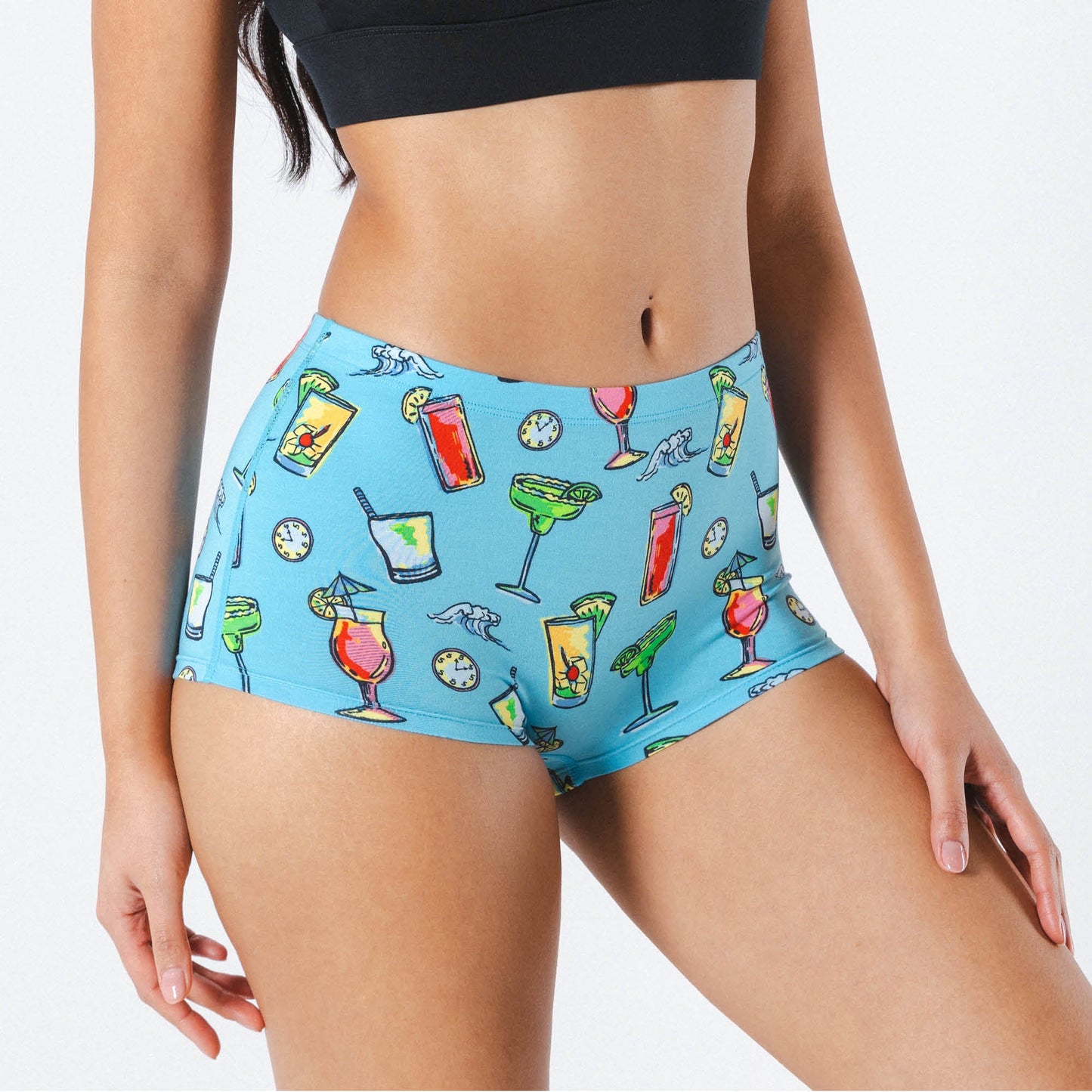 The Cocktail Hour | Shinesty x Margaritaville Modal Boyshort Underwear