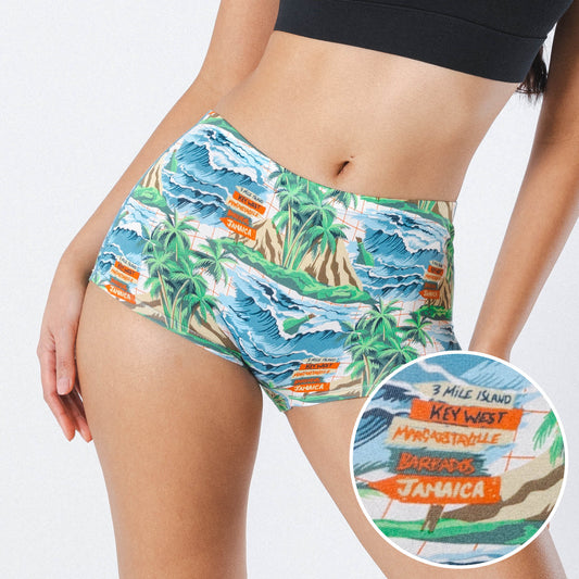 The Changes In Latitudes | Shinesty x Margaritaville Modal Boyshort Underwear