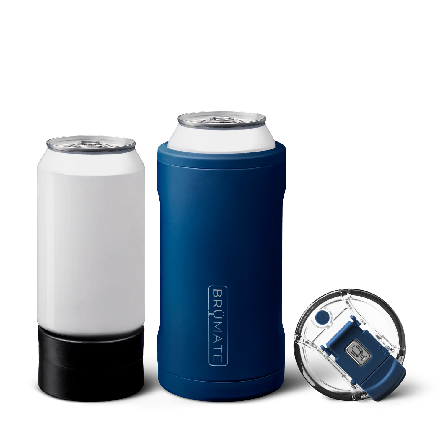 Brumate Can Cooler in Navy Blue with Insulated Design for Keeping Drinks Cold