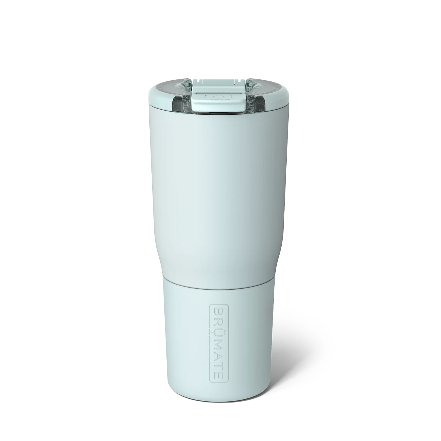Brumate leak-proof drink container in white, ideal for keeping beverages safe and secure