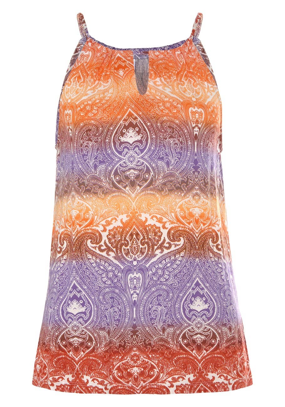 Lascana - LASCANA Women's Sleeveless Keyhole Detail Top