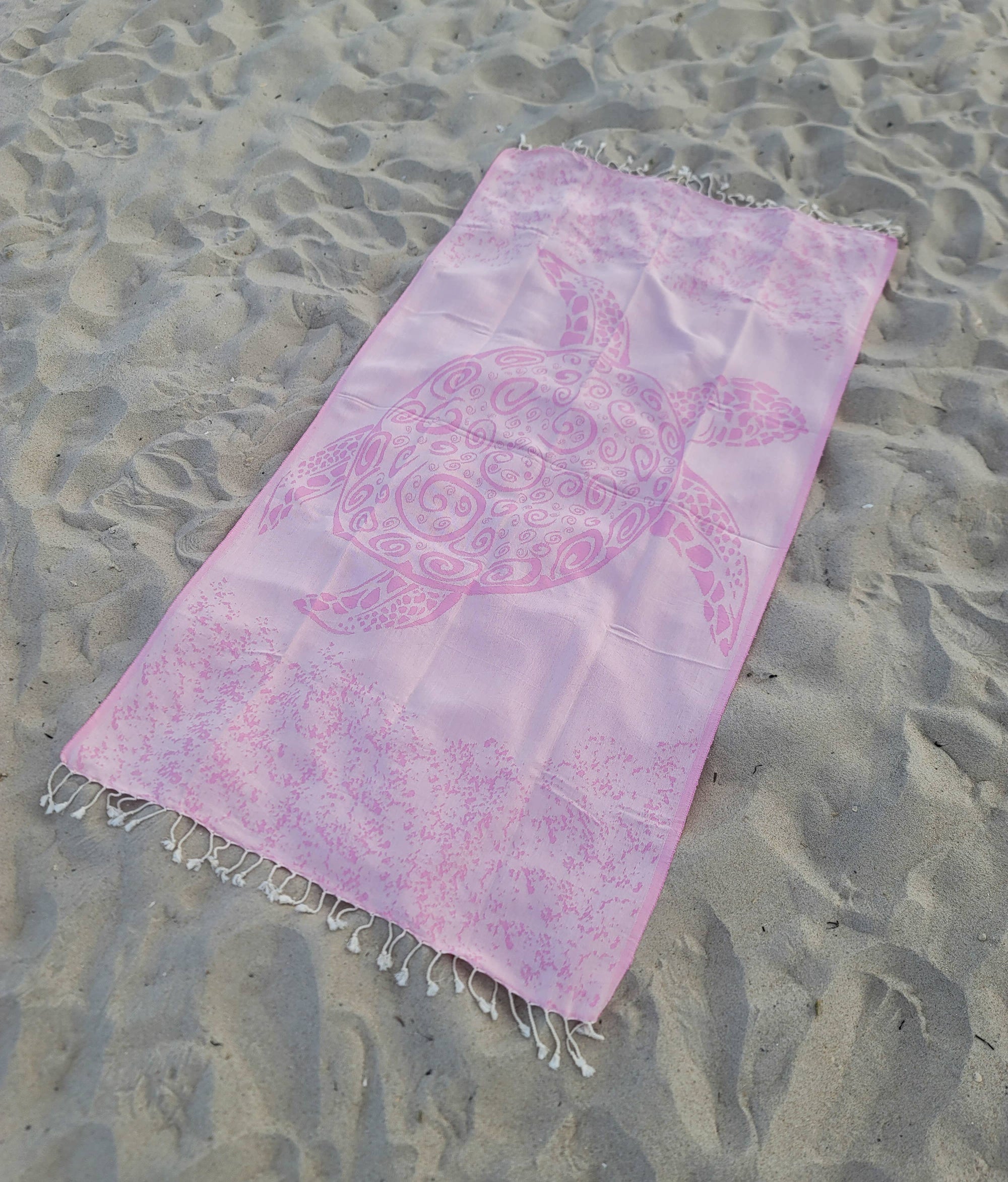 Kalkedon Towels - Caretta Turtle Beach Towel | Oversized Turkish Towel | Sand Free