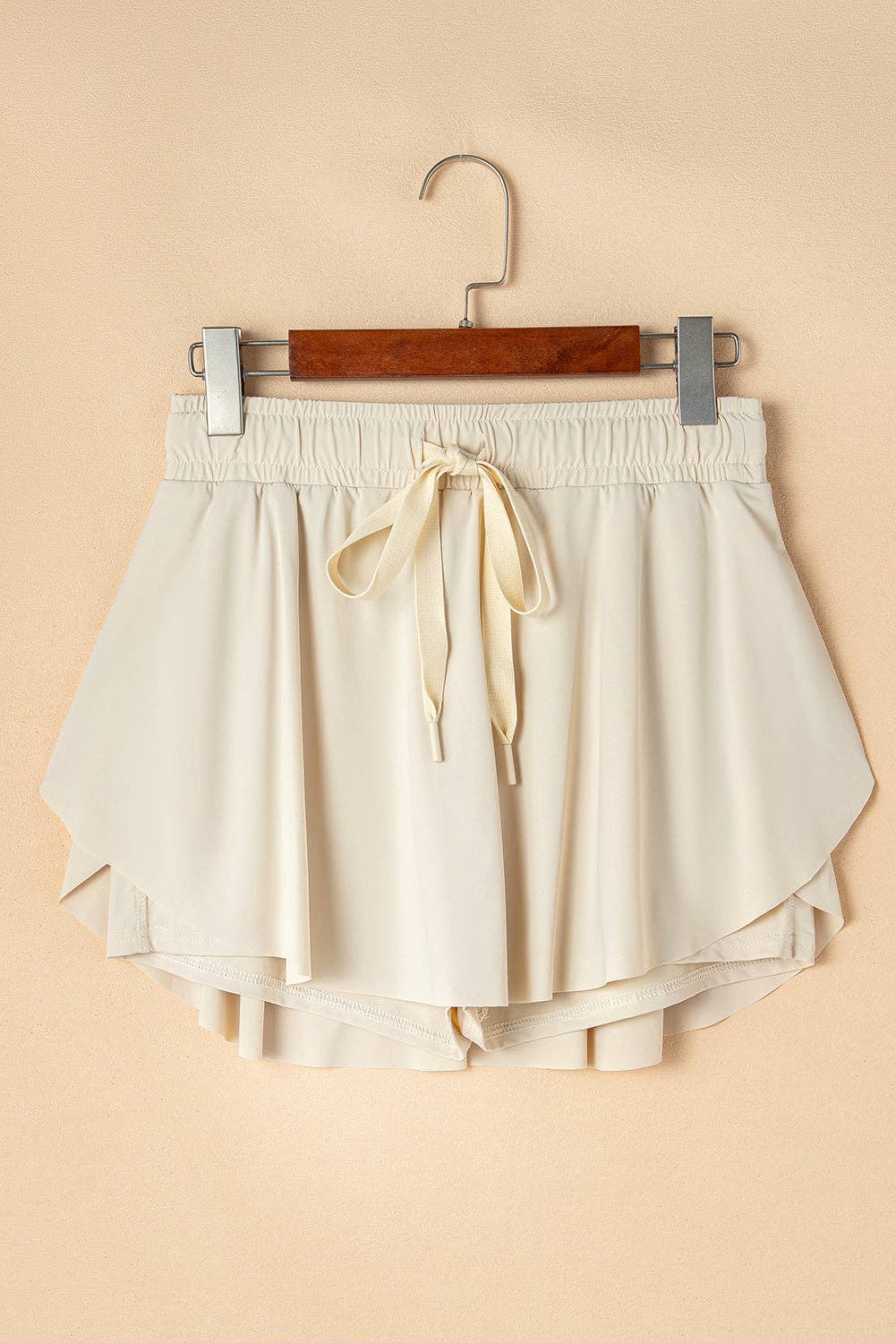 Lovesoft - Black High Waist Drawstring Tennis Skort with Lining