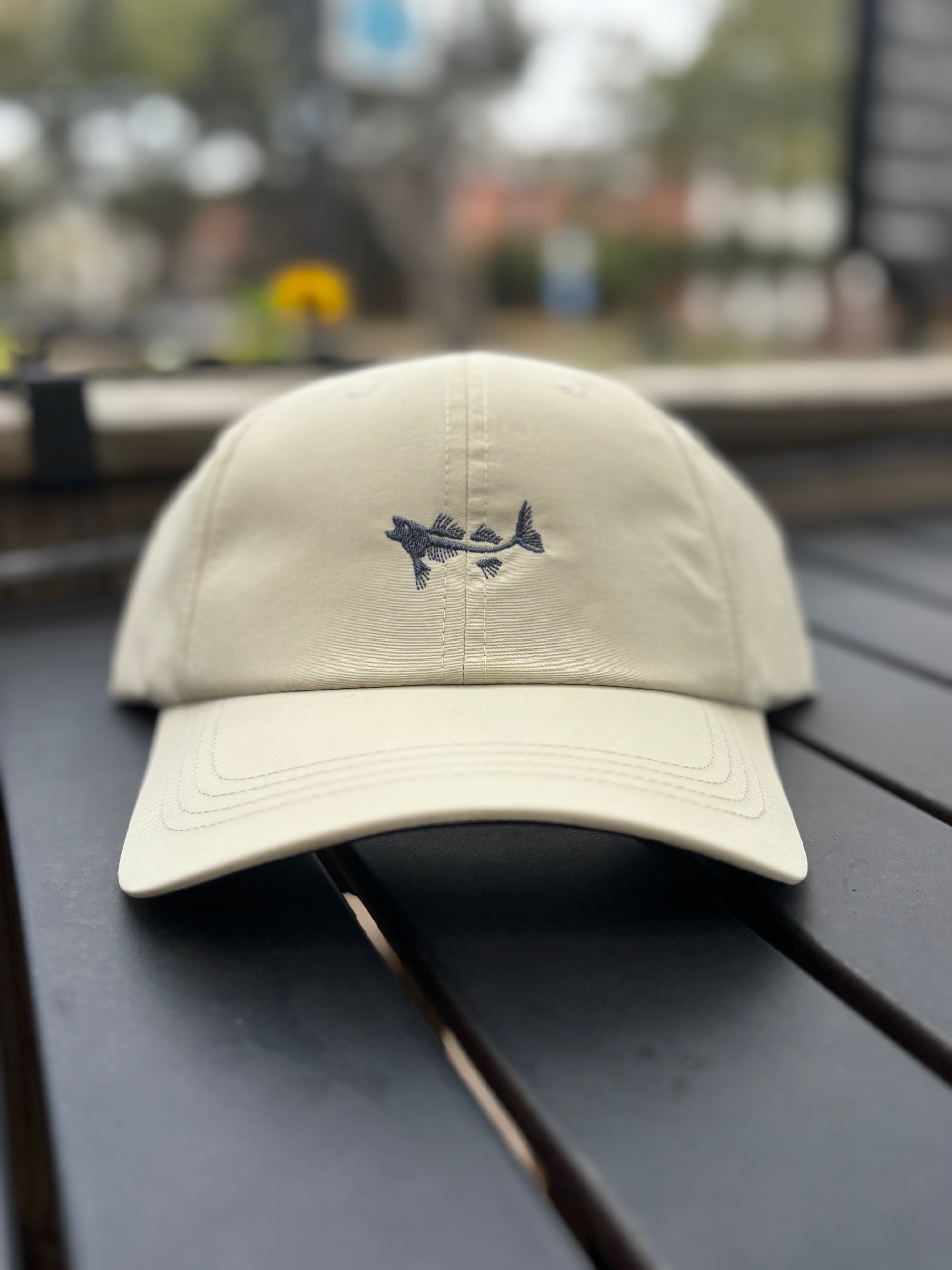 Coastal Cotton Trucker Hat with a Stylish Fish Embroidery, Perfect for Outdoor Lovers