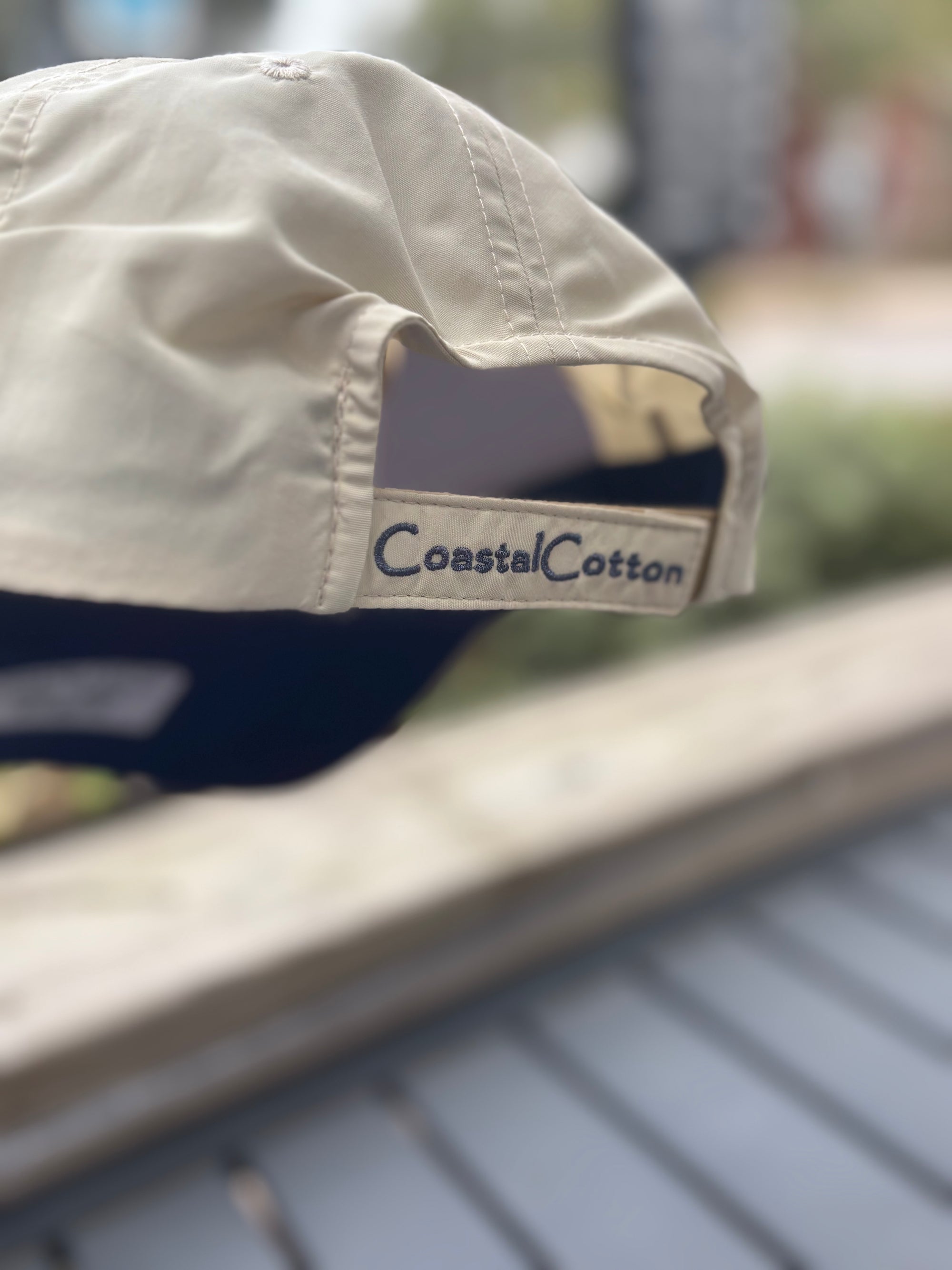 Coastal Cotton Trucker Hat with Adjustable Backstrap and Stylish Design for Outdoor Wear