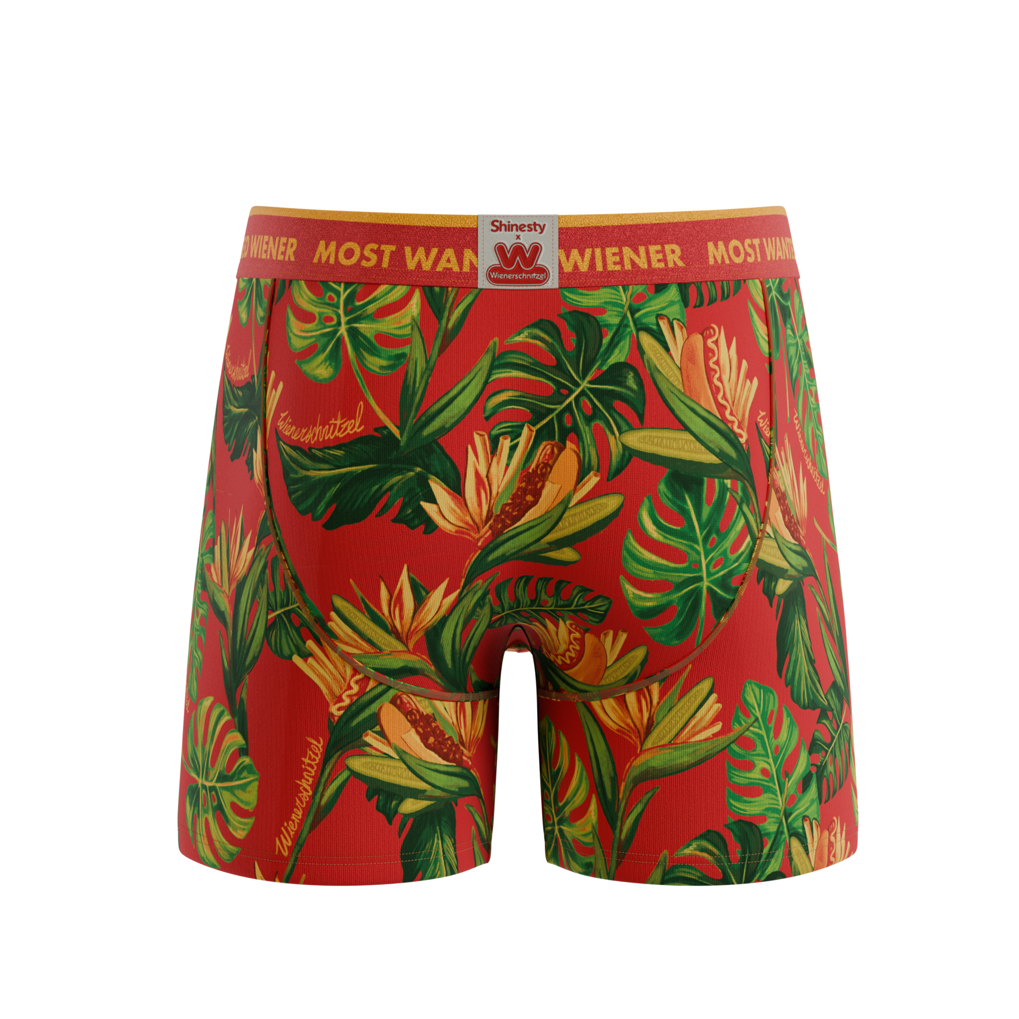 Shinesty, Inc - The Wiener In Paradise | Shinesty X Wienerschnitzel Tropical Ball Hammock® Pouch Underwear With Fly