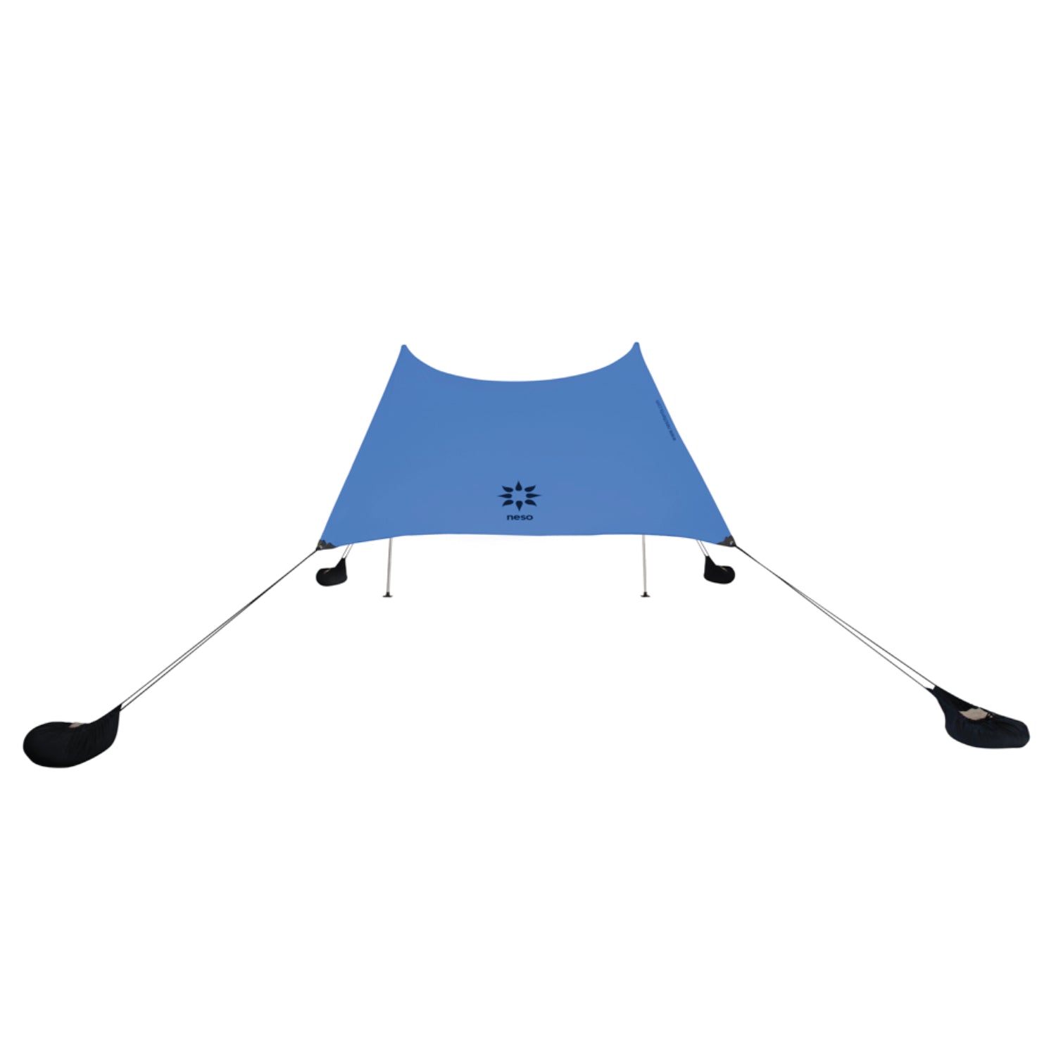 Neso UV protection beach tent in blue with sturdy poles for sunshade at the beach